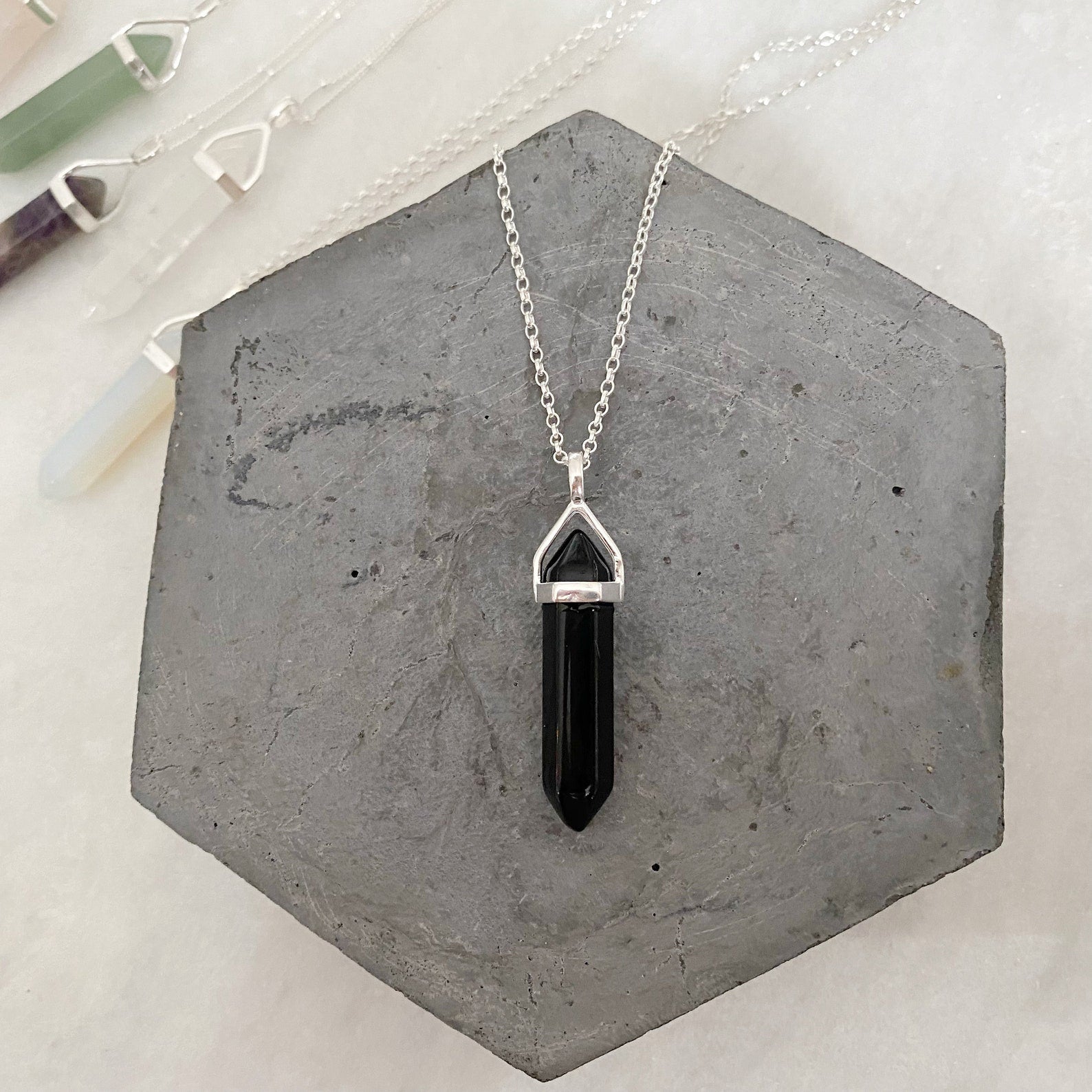 Natural healing stone necklace | Healing stone necklace pendants, Necklace, Stone  necklace